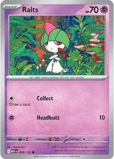 Ralts #58 Mega Evolution