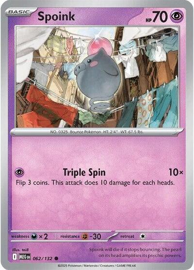 Spoink #62 Mega Evolution