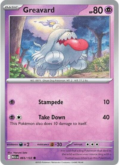 Greavard #65 Mega Evolution