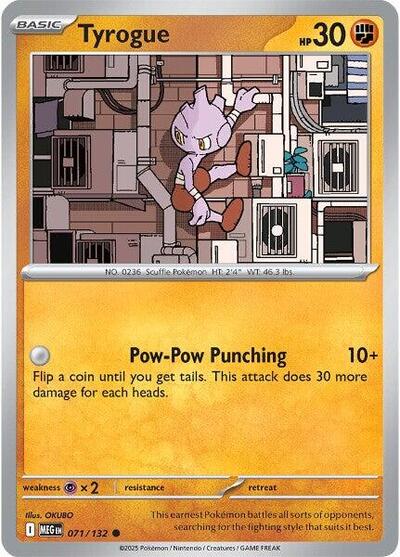 Tyrogue #71 Mega Evolution