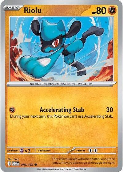 Riolu #76 Mega Evolution