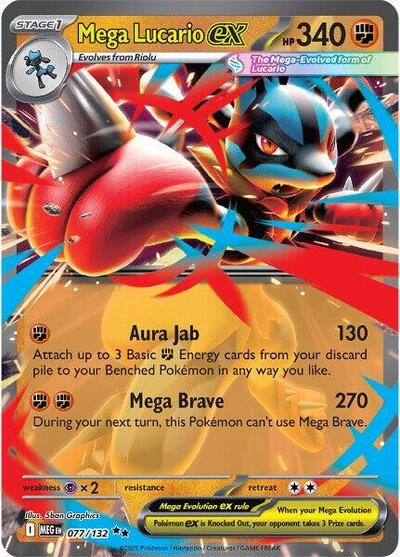 Mega Lucario ex #77 Mega Evolution