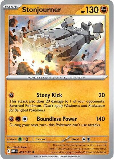 Stonjourner #81 Mega Evolution