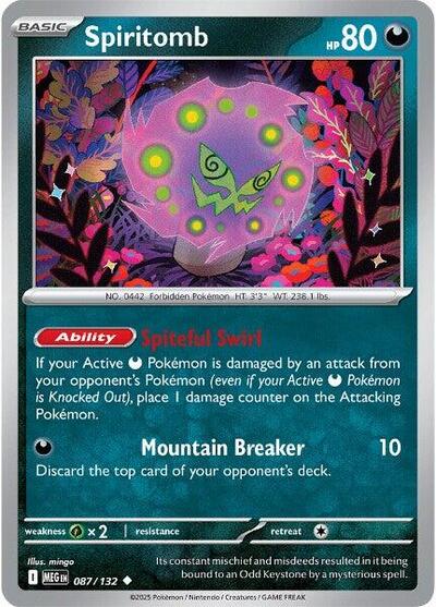 Spiritomb #87 Mega Evolution