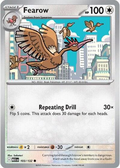 Fearow #103 Mega Evolution