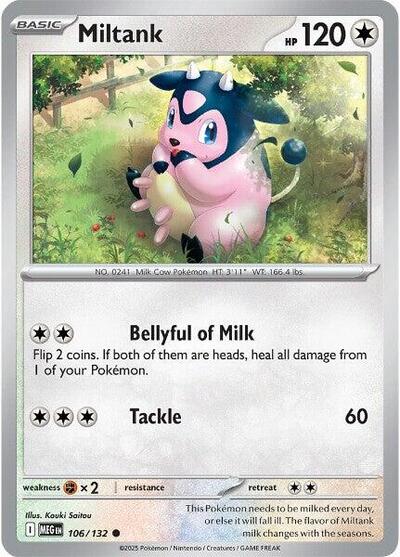 Miltank #106 Mega Evolution