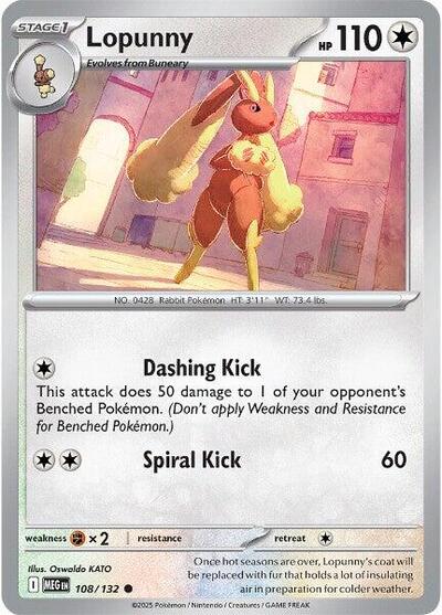 Lopunny #108 Mega Evolution