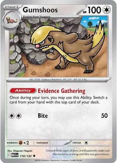 Gumshoos #110 Mega Evolution