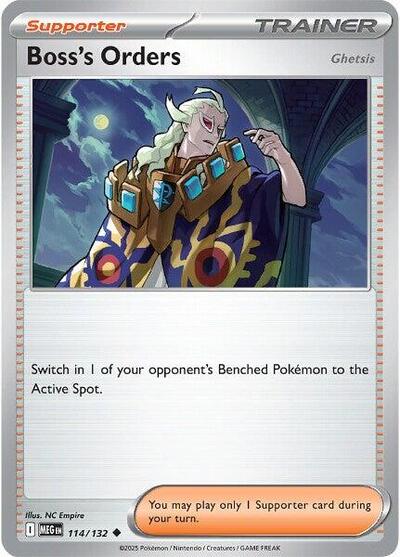 Boss's Orders [Ghetsis] #114 Mega Evolution