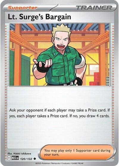 Lt. Surge's Bargain #120 Mega Evolution