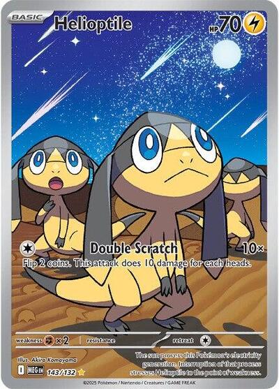 Helioptile #143 Mega Evolution