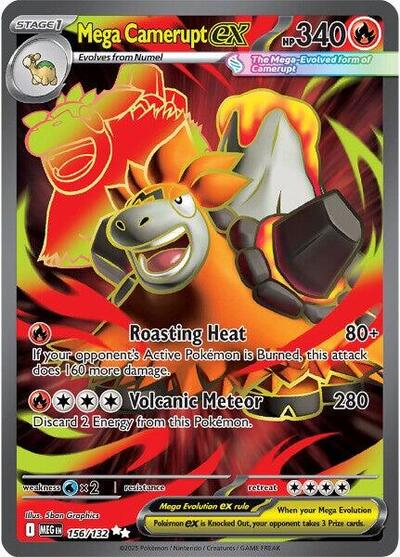 Mega Camerupt ex #156 Mega Evolution