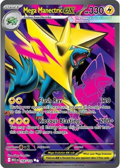 Mega Manectric ex #158 Mega Evolution