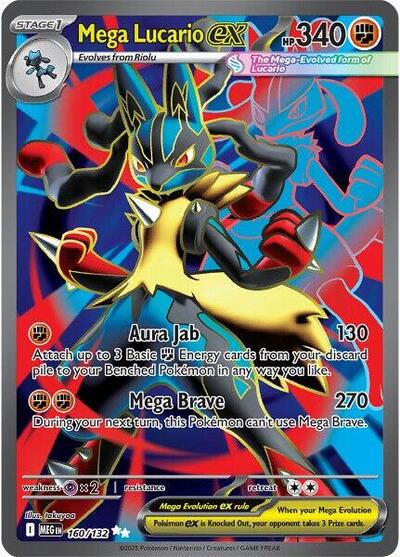 Mega Lucario ex #160 Mega Evolution