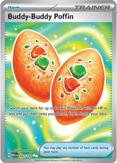 Buddy-Buddy Poffin #167 Mega Evolution