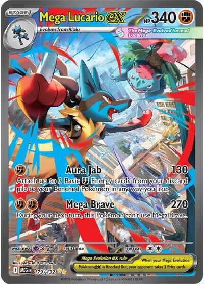 Mega Lucario ex #179 Mega Evolution