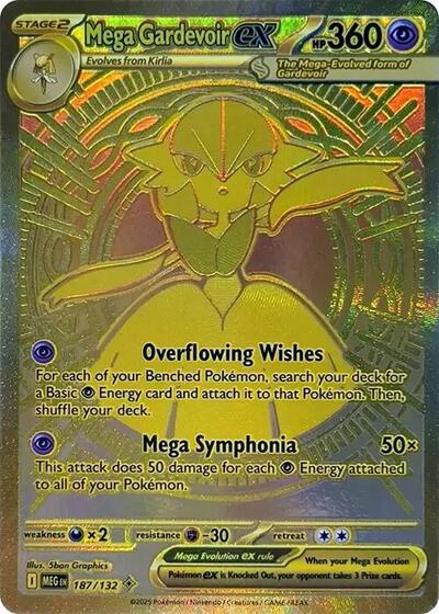 Mega Gardevoir ex #187 Mega Evolution