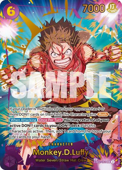 Monkey.D.Luffy - EB02-061 (SP) #EB02-061 Premium Booster -The Best- Vol. 2