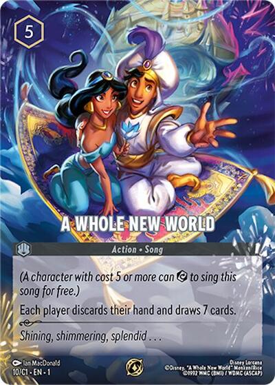 A Whole New World #10 Disney Lorcana Promo Cards