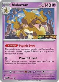 Alakazam #3 Mega Evolution Promo
