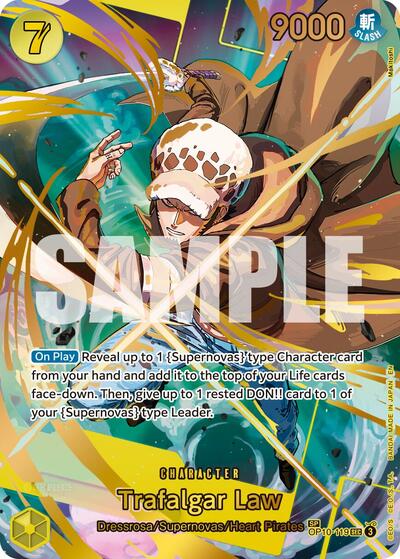 Trafalgar Law - OP10-119 (SP) #OP10-119 Premium Booster -The Best- Vol. 2