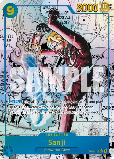 Sanji - OP06-119 (Manga) #OP06-119 Premium Booster -The Best- Vol. 2