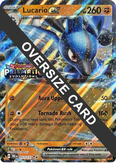 Lucario ex #51 Jumbo Cards