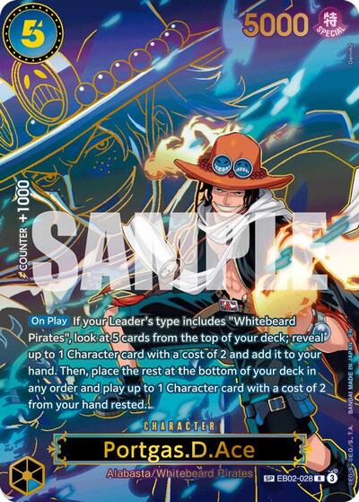 Portgas.D.Ace - EB02-028 (SP) #EB02-028 Carrying On His Will