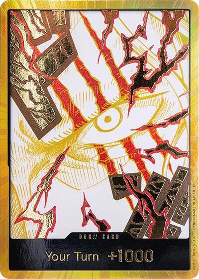 DON!! Card (Shanks) (Gold) #promo Premium Booster -The Best- Vol. 2