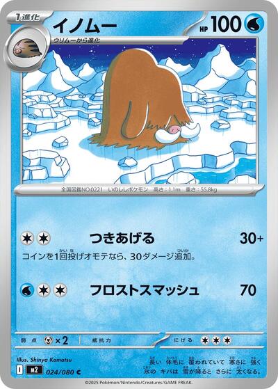 Piloswine #24 Inferno X (Japanese)