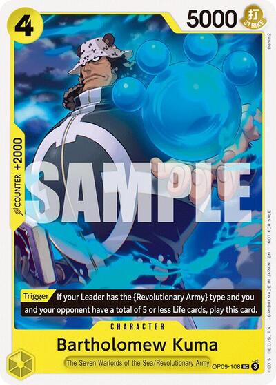 Bartholomew Kuma (Tournament Pack 2025 Vol. 4) #OP09-108 One Piece Promotion Cards