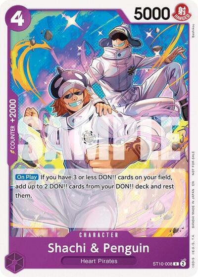 Shachi & Penguin (Tournament Pack 2025 Vol. 4) #ST10-008 One Piece Promotion Cards