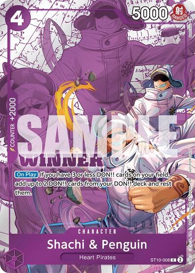 Shachi & Penguin (Winner Pack 2025 Vol. 4) #ST10-008 One Piece Promotion Cards