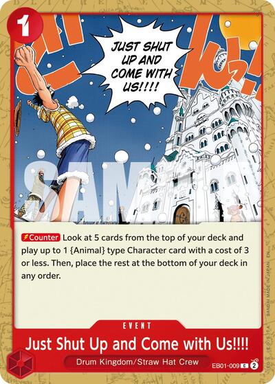 Just Shut Up and Come with Us!!!! (Reprint) #EB01-009 Premium Booster -The Best- Vol. 2