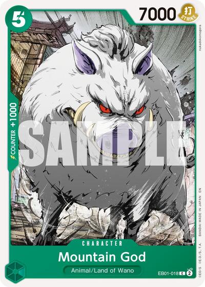 Mountain God (Reprint) #EB01-018 Premium Booster -The Best- Vol. 2