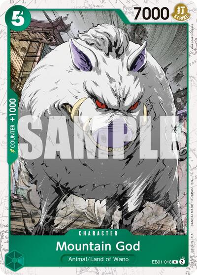 Mountain God (Pirate Foil) #EB01-018 Premium Booster -The Best- Vol. 2