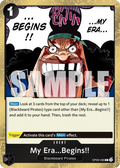 My Era...Begins!! (Reprint) #OP09-096 Premium Booster -The Best- Vol. 2