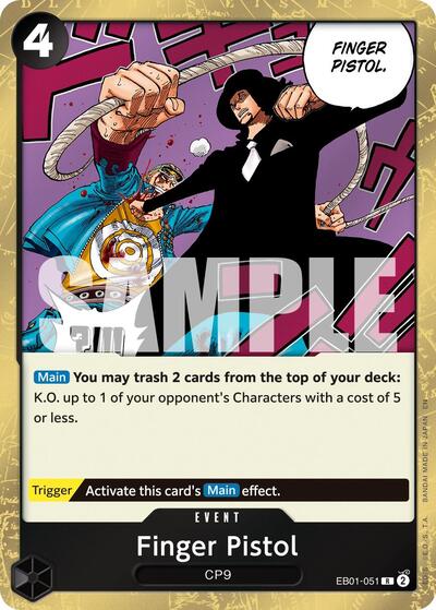 Finger Pistol (Reprint) #EB01-051 Premium Booster -The Best- Vol. 2