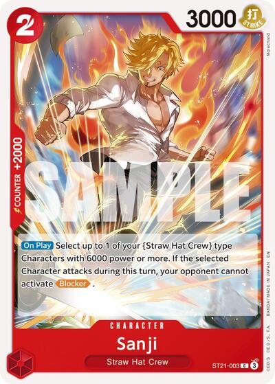 Sanji - ST21-003 (Reprint) #ST21-003 Premium Booster -The Best- Vol. 2