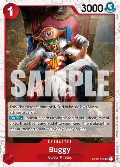 Buggy - OP03-008 (Pirate Foil) #OP03-008 Premium Booster -The Best- Vol. 2