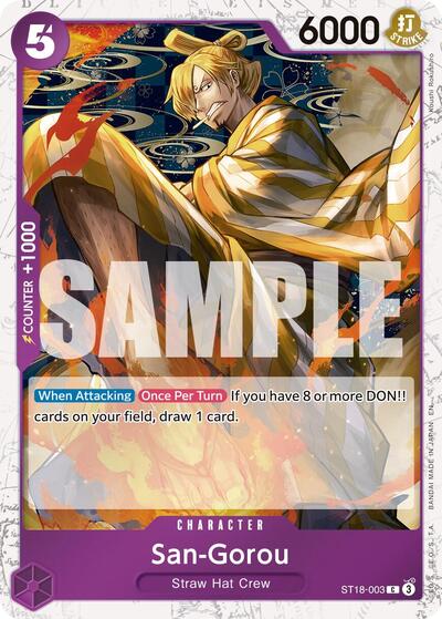 San-Gorou (Pirate Foil) #ST18-003 Premium Booster -The Best- Vol. 2
