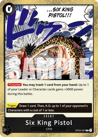 Six King Pistol (Reprint) #OP03-097 Premium Booster -The Best- Vol. 2
