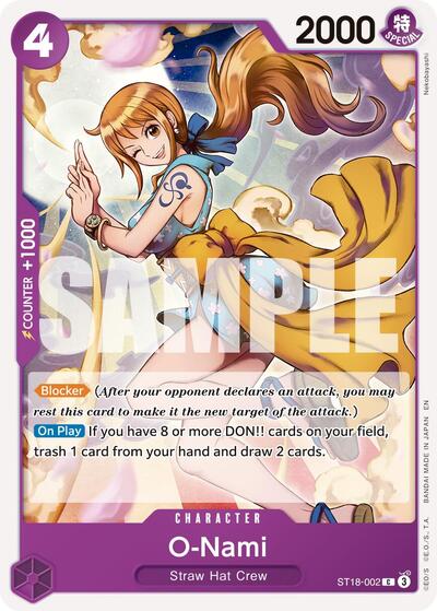 O-Nami (Reprint) #ST18-002 Premium Booster -The Best- Vol. 2