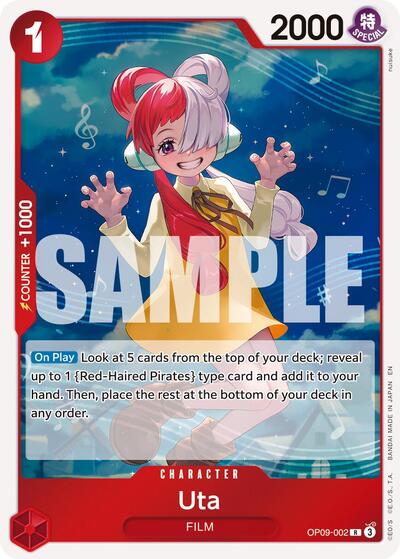 Uta (Reprint) #OP09-002 Premium Booster -The Best- Vol. 2