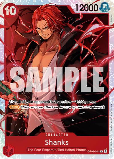 Shanks - OP09-004 (Reprint) #OP09-004 Premium Booster -The Best- Vol. 2