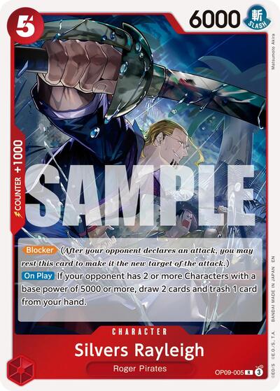 Silvers Rayleigh - OP09-005 (Reprint) #OP09-005 Premium Booster -The Best- Vol. 2