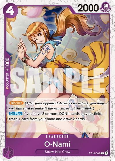 O-Nami (Pirate Foil) #ST18-002 Premium Booster -The Best- Vol. 2