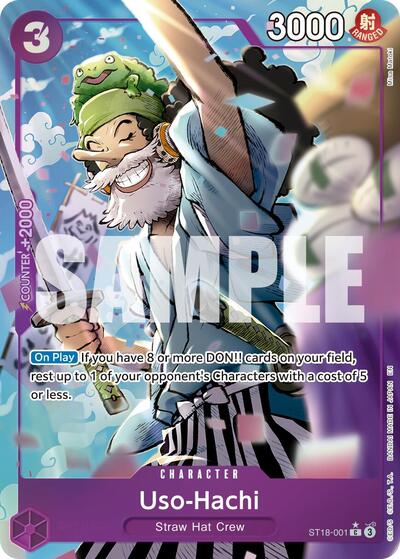 Uso-Hachi (Alternate Art) #ST18-001 Premium Booster -The Best- Vol. 2