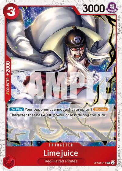 Limejuice (Pirate Foil) #OP09-014 Premium Booster -The Best- Vol. 2