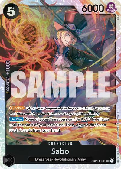 Sabo - OP04-083 (Reprint) #OP04-083 Premium Booster -The Best- Vol. 2